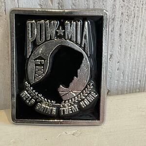 POW MIA Belt Buckle Help Bring Them Home Military‎